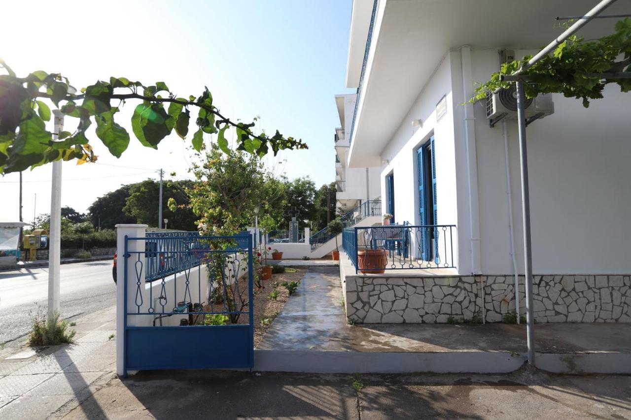 Traditional Town Garden Apartment Rhodes City Exterior foto
